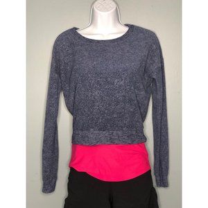 Live love dream small blue sweater